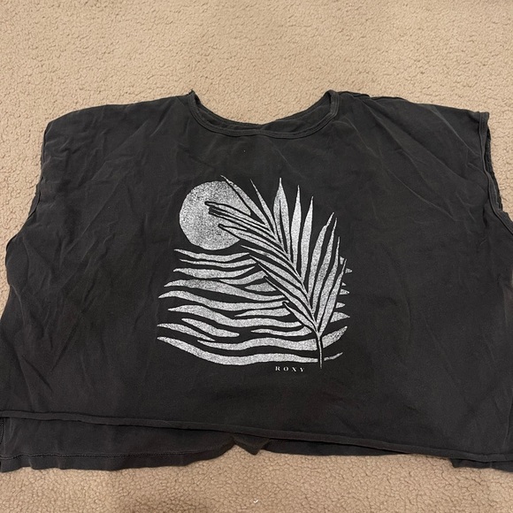 Roxy Girl Boxy Oversized Tshirt - Picture 3 of 5